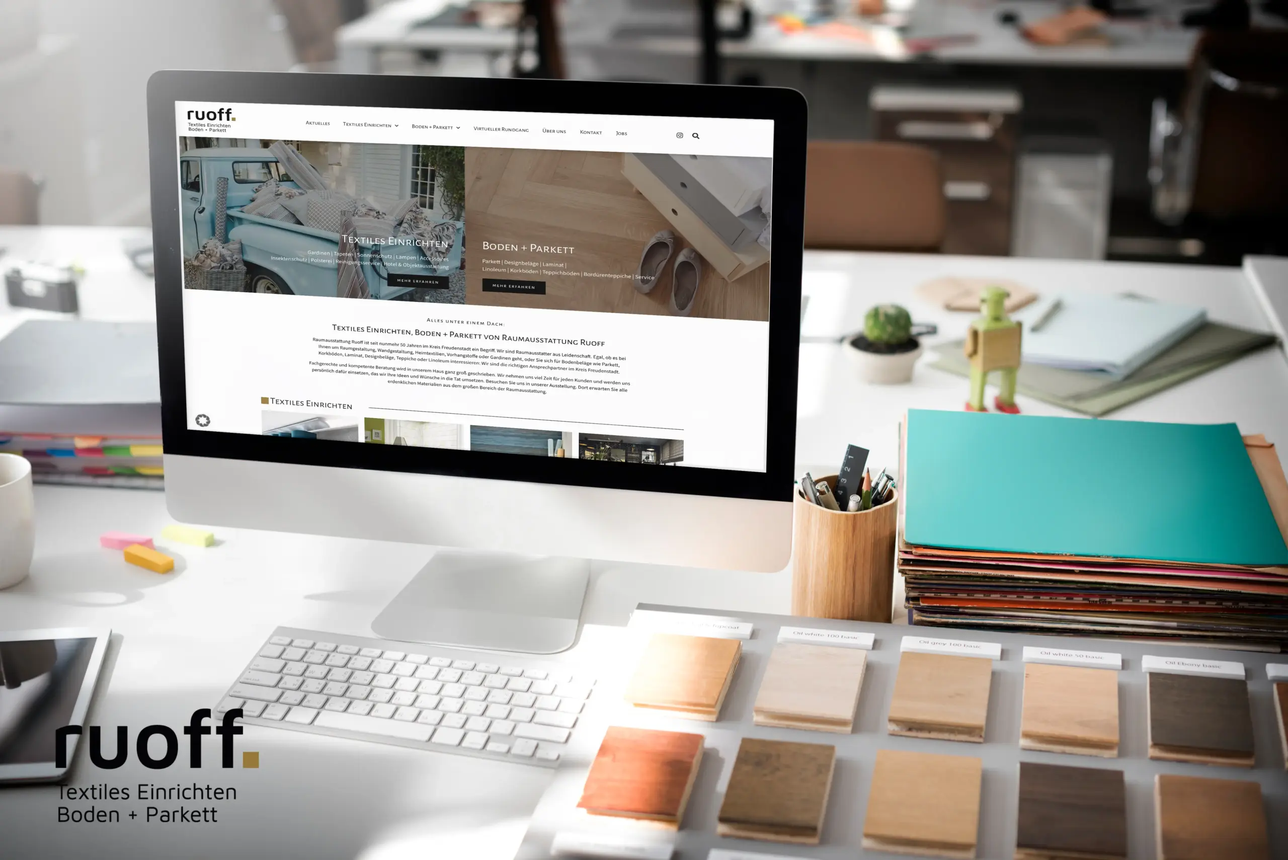 Vision361 Referenzen - Raumausstattung Ruoff Webauftritt